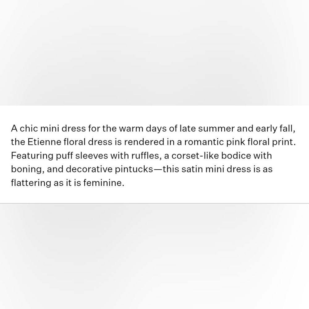 For Love And Lemons Etienne Floral Mini Dress - Picture 5 of 5